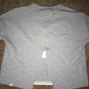 Lululemon Crop Top!! Cute design in back!!